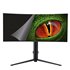 XGM34UW LED display 86,4 cm (34") 3440 x 1440 Pixeles UltraWide Quad HD Negro, Rojo