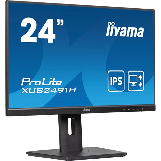 ProLite XUB2491H-B1 pantalla para PC 60,5 cm (23.8") 1920 x 1080 Pixeles Full HD LED Negro