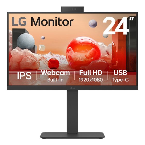 24BA850-B pantalla para PC 60,5 cm (23.8") 1920 x 1080 Pixeles Full HD Negro
