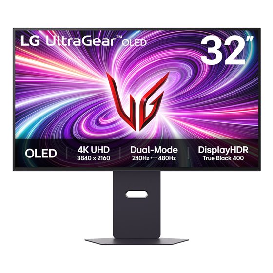 32GS95UV-B pantalla para PC 81,3 cm (32") 3840 x 2160 Pixeles 4K Ultra HD OLED Negro