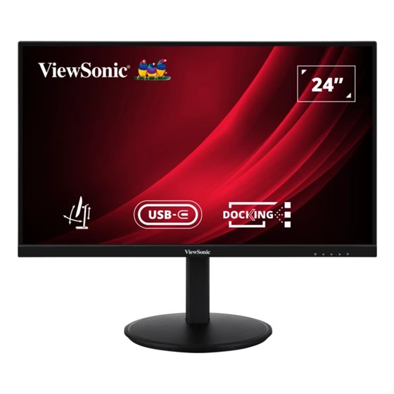 VG Series VG2409U-2 pantalla para PC 60,5 cm (23.8") 1920 x 1080 Pixeles Full HD LED Negro