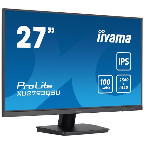 ProLite XU2793QSU-B7 pantalla para PC 68,6 cm (27") 2560 x 1440 Pixeles Quad HD LED Negro
