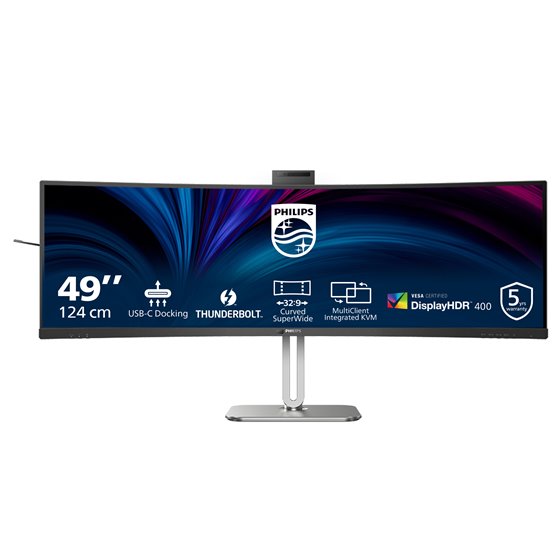 49B2U6903CH/00 pantalla para PC 124,5 cm (49") 5120 x 1440 Pixeles Dual QHD LCD Gris