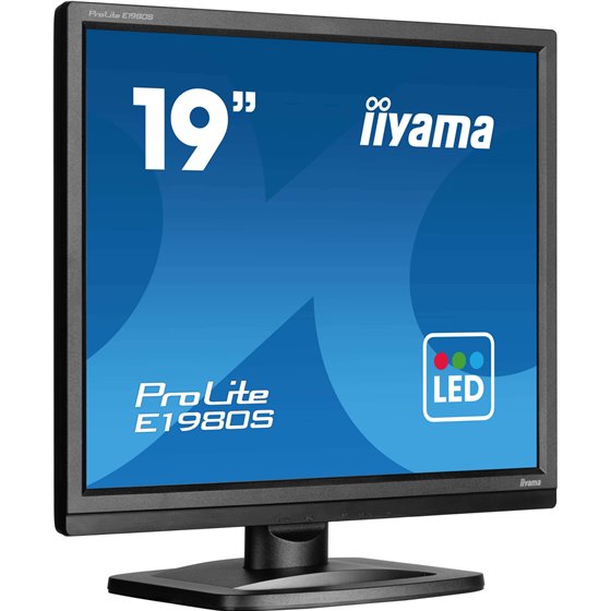 ProLite E1980S-B1 pantalla para PC 48,3 cm (19") 1280 x 1024 Pixeles VGA LED Negro