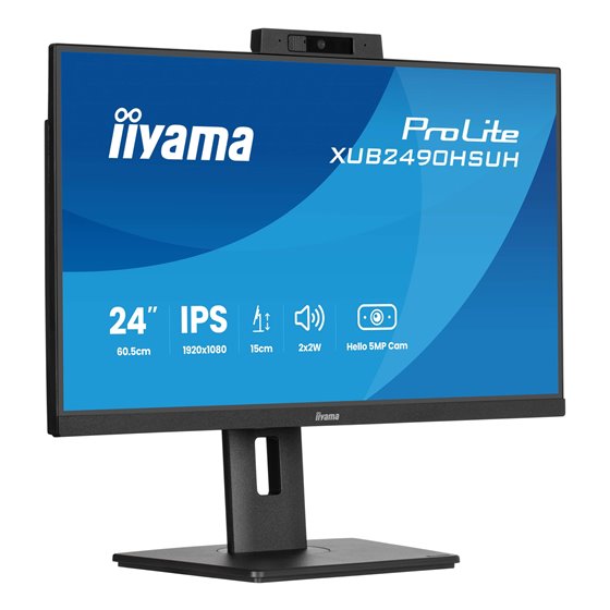 XUB2490HSUH-B2 pantalla para PC 60,5 cm (23.8") 1920 x 1080 Pixeles Full HD LED Negro