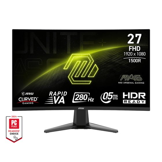 MAG 276CXF pantalla para PC 68,6 cm (27") 1920 x 1080 Pixeles Full HD LCD Negro