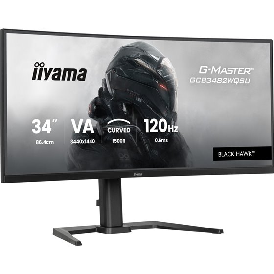 GCB3482WQSU-B1 pantalla para PC 86,4 cm (34") 3440 x 1440 Pixeles UltraWide Quad HD LED Negro