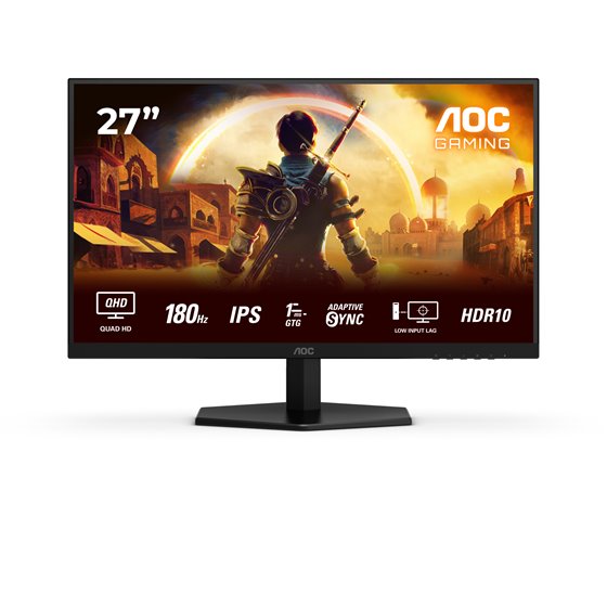 G4 Q27G42XE pantalla para PC 68,6 cm (27") 2560 x 1440 Pixeles Quad HD Negro, Rojo
