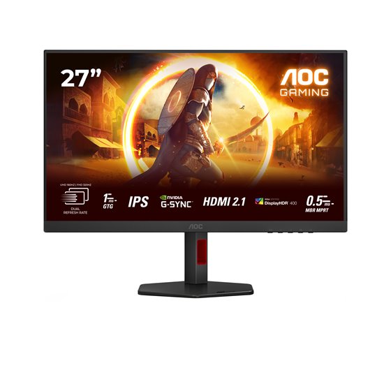 G4 U27G4R pantalla para PC 68,6 cm (27") 3840 x 2160 Pixeles 4K Ultra HD LED Negro, Rojo