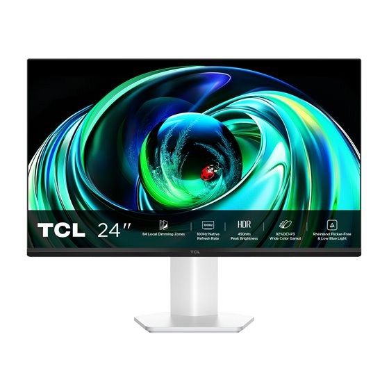 24G54 pantalla para PC 60,5 cm (23.8") 1920 x 1080 Pixeles Full HD QLED Blanco
