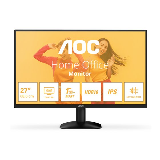 B3 Q27B35E pantalla para PC 68,6 cm (27") 2560 x 1440 Pixeles Quad HD LED Negro