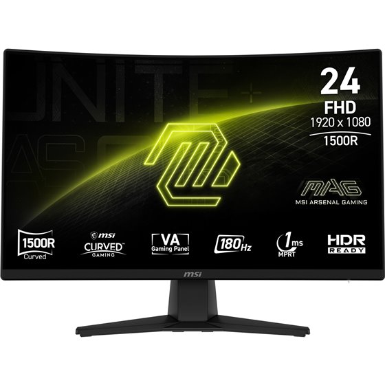 MAG 242C pantalla para PC 59,9 cm (23.6") 1920 x 1080 Pixeles Full HD LCD Negro
