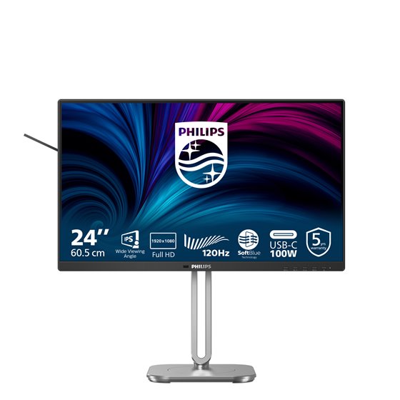 4000 series 24B2U4301/00 pantalla para PC 60,5 cm (23.8") 1920 x 1080 Pixeles Full HD LCD Gris