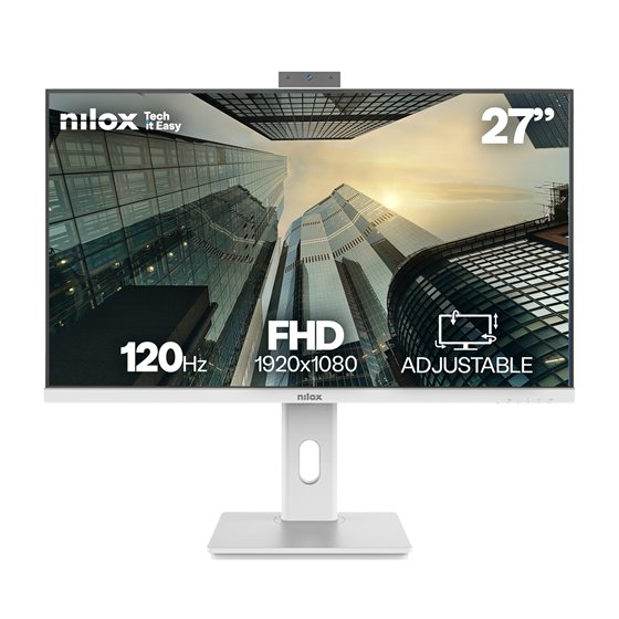 NXM27RWEB02W pantalla para PC 68,6 cm (27") 1920 x 1080 Pixeles Full HD LED Blanco