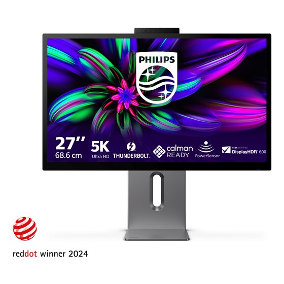 Brilliance 27E3U7903/00 pantalla para PC 68,6 cm (27") 5120 x 2880 Pixeles 5K Ultra HD LCD Gris