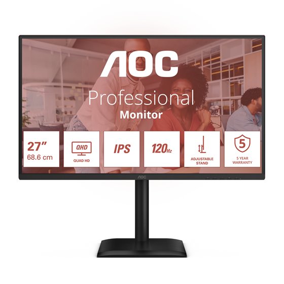 E4 Q27E4U pantalla para PC 68,6 cm (27") 2560 x 1440 Pixeles Quad HD LED Negro