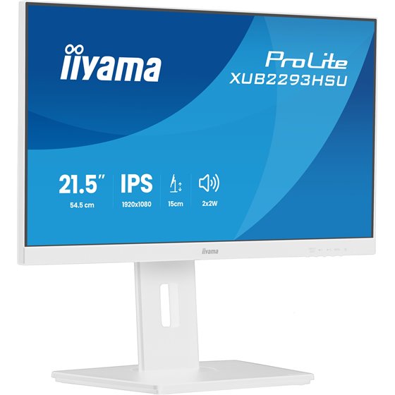 ProLite XUB2293HSU-W7 pantalla para PC 54,6 cm (21.5") 1920 x 1080 Pixeles Full HD LED Blanco