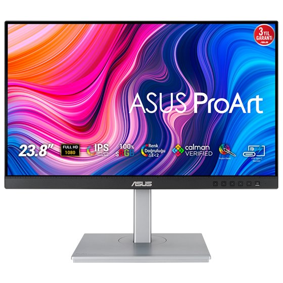 ProArt PA247CV pantalla para PC 60,5 cm (23.8") 1920 x 1080 Pixeles Full HD Negro, Plata