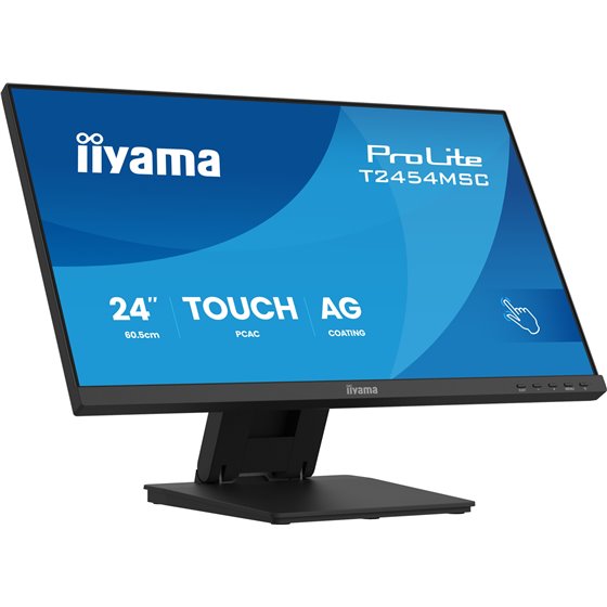 ProLite T2454MSC-B3AG pantalla para PC 60,5 cm (23.8") 1920 x 1080 Pixeles Full HD LED Pantalla táctil Multi-usuario Negro