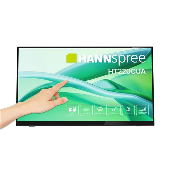 HT220CUA pantalla para PC 54,5 cm (21.4") 1920 x 1080 Pixeles Full HD LED Pantalla táctil Negro