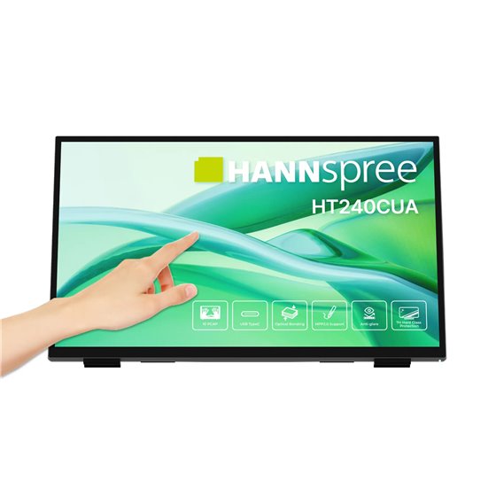 HT240CUA pantalla para PC 60,5 cm (23.8") 1920 x 1080 Pixeles Full HD LED Pantalla táctil Negro
