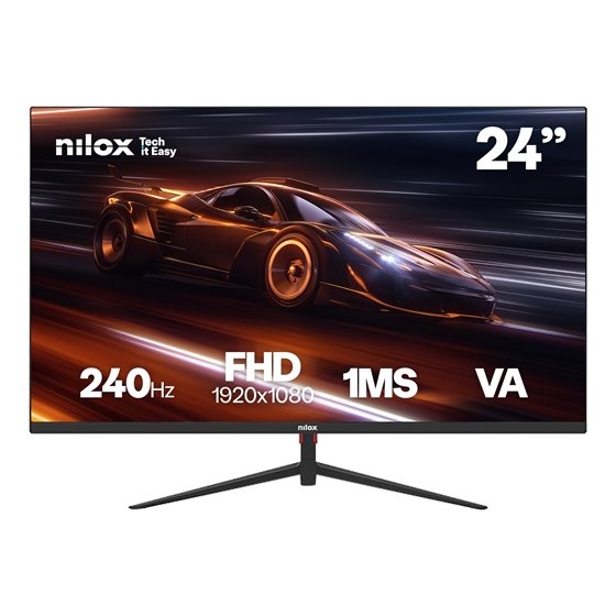 MONITOR 24 GAMING FHD 240HZ pantalla para PC 61 cm (24") Full HD LCD Negro