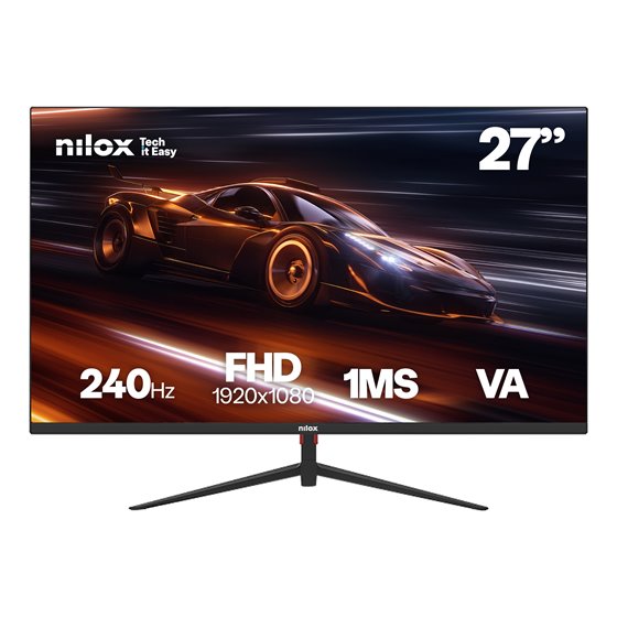 MONITOR 27 GAMING FHD 240HZ pantalla para PC 68,6 cm (27") 1920 x 1080 Pixeles Full HD LCD Negro