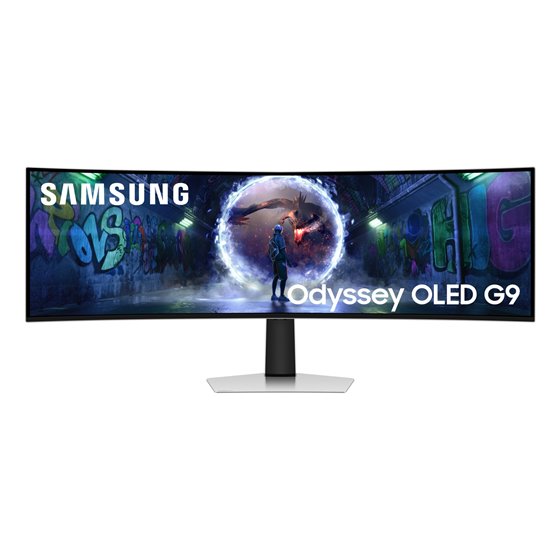 G93SD pantalla para PC 124,5 cm (49") 5120 x 1440 Pixeles Dual QHD OLED Plata