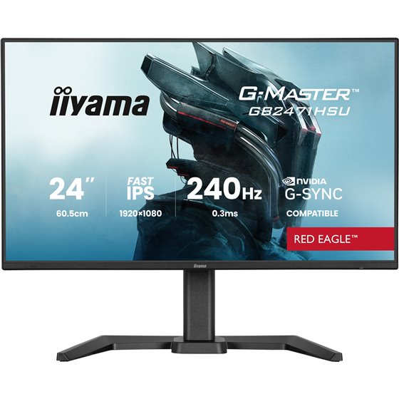G-MASTER GB2471HSU-B1 pantalla para PC 60,5 cm (23.8") 1920 x 1080 Pixeles Full HD Negro