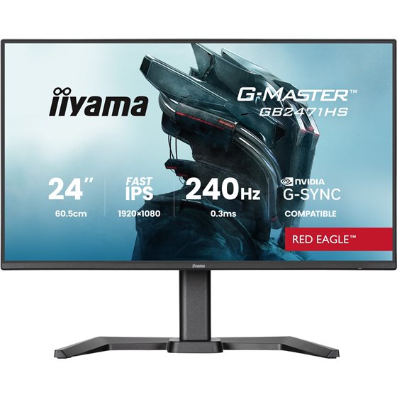 G-MASTER GB2471HS-B1 pantalla para PC 60,5 cm (23.8") 1920 x 1080 Pixeles Full HD Negro