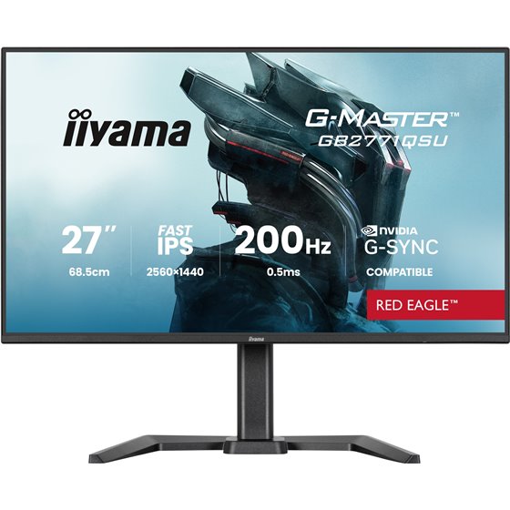 G-MASTER GB2771QSU-B1 pantalla para PC 68,6 cm (27") 2560 x 1440 Pixeles Wide Quad HD Negro