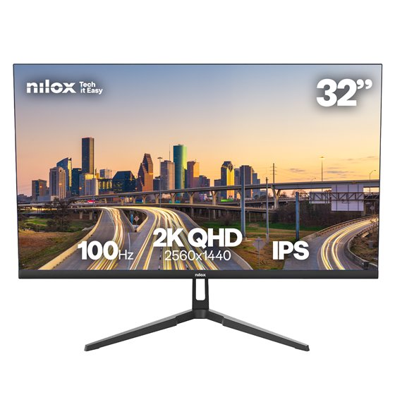 MONITOR 32 IPS 100 HZ HDMI Y DP pantalla para PC 81,3 cm (32") 2560 x 1440 Pixeles Quad HD LCD Negro