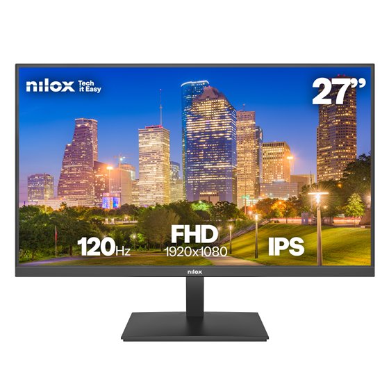 MONITOR 27 IPS 120 HZ HDMI Y DP pantalla para PC 68,6 cm (27") 1920 x 1080 Pixeles Full HD LCD Negro