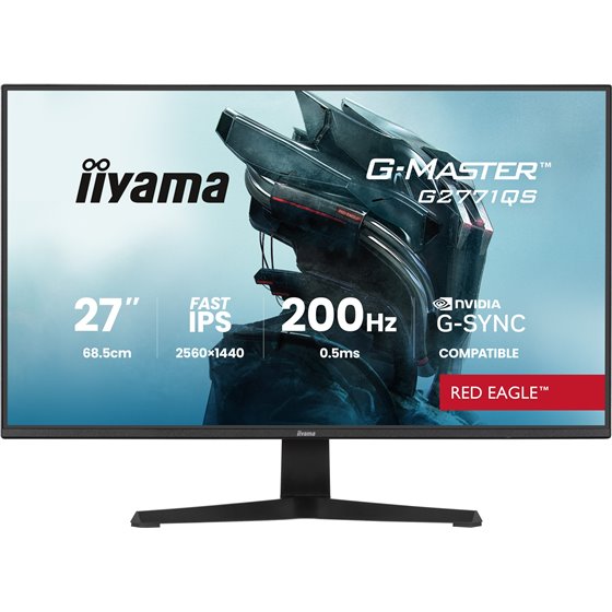 G-MASTER G2771QS-B1 pantalla para PC 68,6 cm (27") 2560 x 1440 Pixeles Wide Quad HD Negro