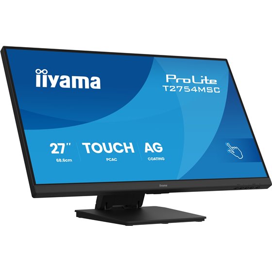 ProLite T2754MSC-B2AG pantalla para PC 68,6 cm (27") 1920 x 1080 Pixeles Full HD LED Pantalla táctil Multi-usuario Negro