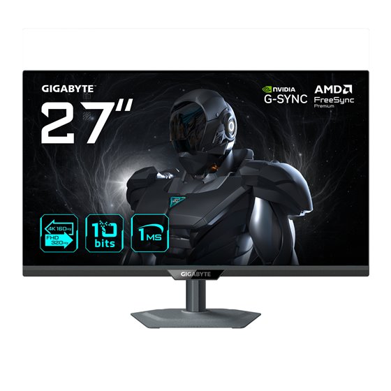 G27UP Monitor de juego 27” 4K UHD - Modo dual (4K 160Hz o FHD 320Hz), 3840 x 2160, 1ms, 400 cd/m², FreeSync Premium, HDR10, HDMI