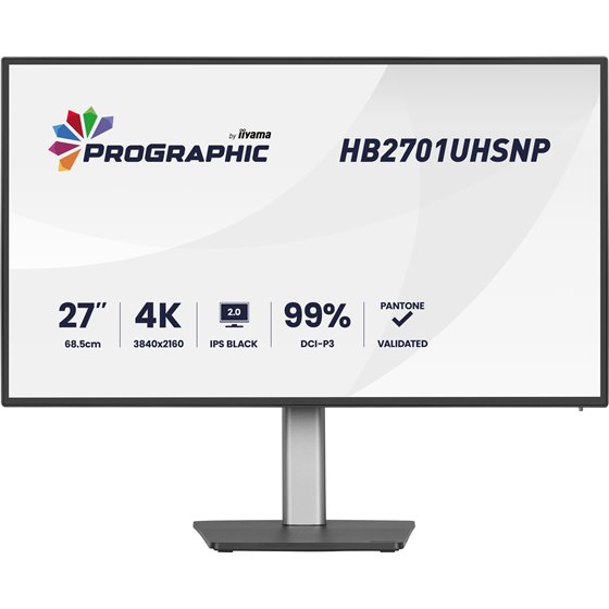 PROGRAPHIC HB2701UHSNP-B1 pantalla para PC 68,6 cm (27") 3840 x 2160 Pixeles 4K Ultra HD LCD Negro