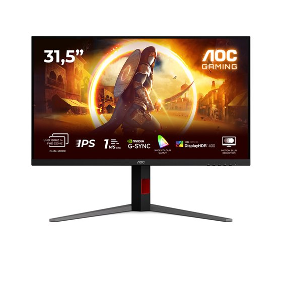 G4 U32G4U pantalla para PC 80 cm (31.5") 3840 x 2160 Pixeles 4K Ultra HD Negro, Rojo