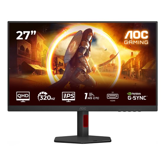 G4 Q27G4SRU pantalla para PC 68,6 cm (27") 2560 x 1440 Pixeles Quad HD LED Negro, Rojo