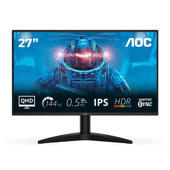 B3 Q27B36X pantalla para PC 68,6 cm (27") 2560 x 1440 Pixeles Quad HD LED Negro