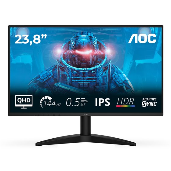 B3 Q24B36X pantalla para PC 60,5 cm (23.8") 2560 x 1440 Pixeles Quad HD LED Negro