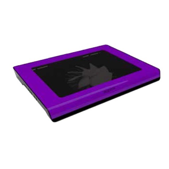 APPNBC06 almohadilla fría 39,6 cm (15.6") 1500 RPM Negro, Púrpura