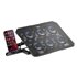 MNBC23, Base Refrigeradora y Stand 16”, 6 Ventiladores Controlables con LED Azul, Stand 6 Posiciones, Soporte Smartphone, 2 USB 