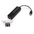 EW1140 base para portátil y replicador de puertos USB 3.2 Gen 1 (3.1 Gen 1) Type-A Negro