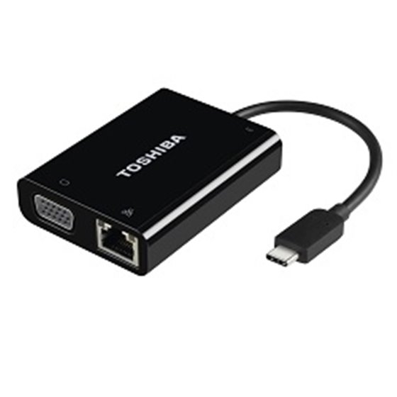 PA5273U-1PRP base para portátil y replicador de puertos USB 3.2 Gen 1 (3.1 Gen 1) Type-C Negro