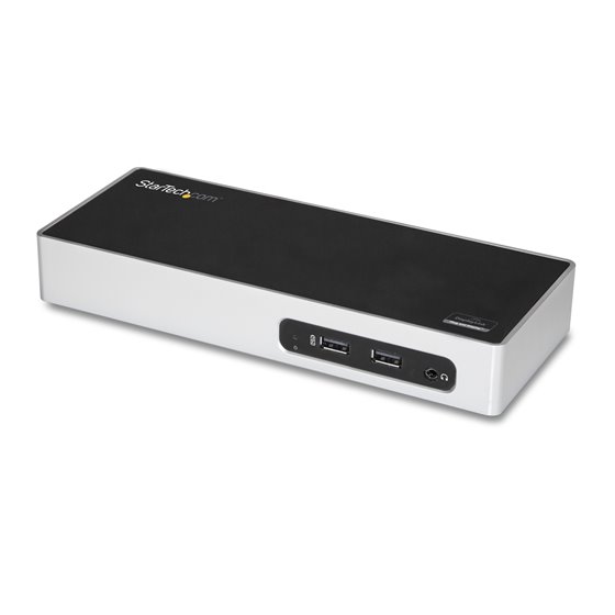 Replicador de Puertos USB 3.0 - Docking Station de Portátil para Dos Pantallas con Vídeo HDMI & DVI/VGA - Ladrón Hub de 6 Puerto