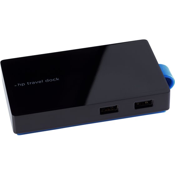 USB-A Travel Dock for All notebook Alámbrico USB 3.2 Gen 1 (3.1 Gen 1) Type-A Negro