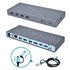 USB 3.0 / USB-C / Thunderbolt 3 Dual Display Docking Station