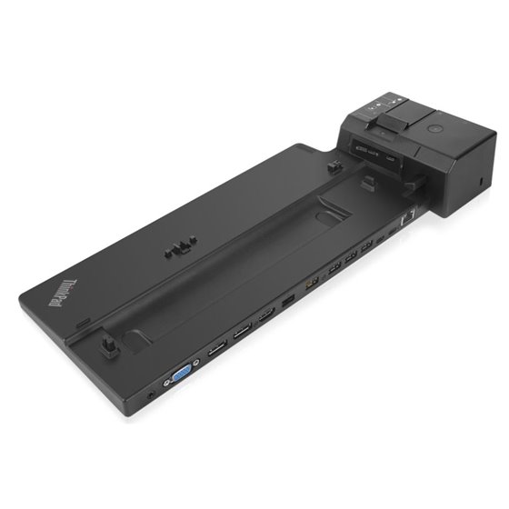 40AJ0135EU base para portátil y replicador de puertos Acoplamiento Negro