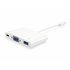 Adaptador USB-C a VGA (HD15), USB-A, 60W USB PD